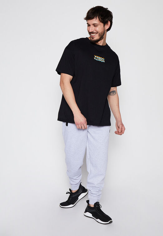 Polera Print Gingan Negro Family Shop