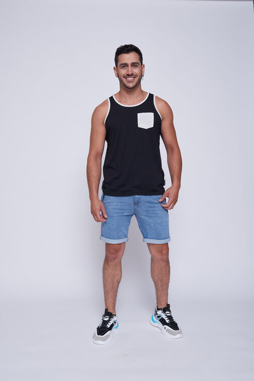 Polera Sudadera  Basic Negro Family Shop
