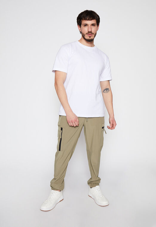 Pantalon Cargo Bolsillos Verde Family Shop