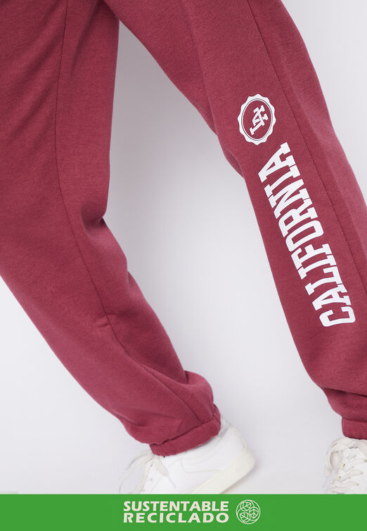 Pantalon De Buzo California Burdeo Family Shop