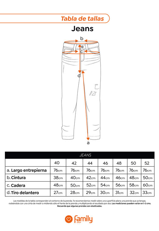 Jeans Skynny Cadena Negro Family Shop