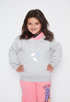Poleron Nina Gris Bi Color Family Shop