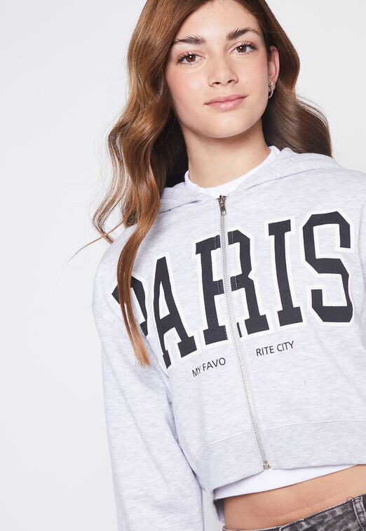 Poleron Lola Gris Paris Family Shop