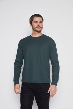 Polera Hombre Verde Wafles Family Shop