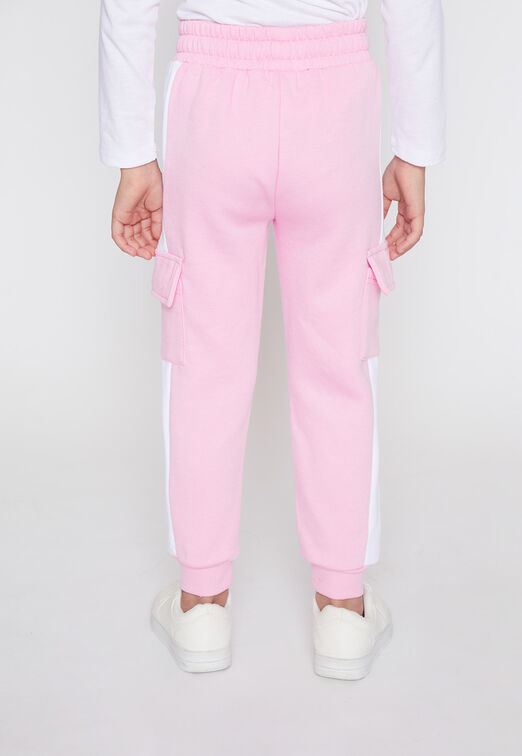Pantalon De Buzo Nina Rosado Cargo Deportivo Family Shop