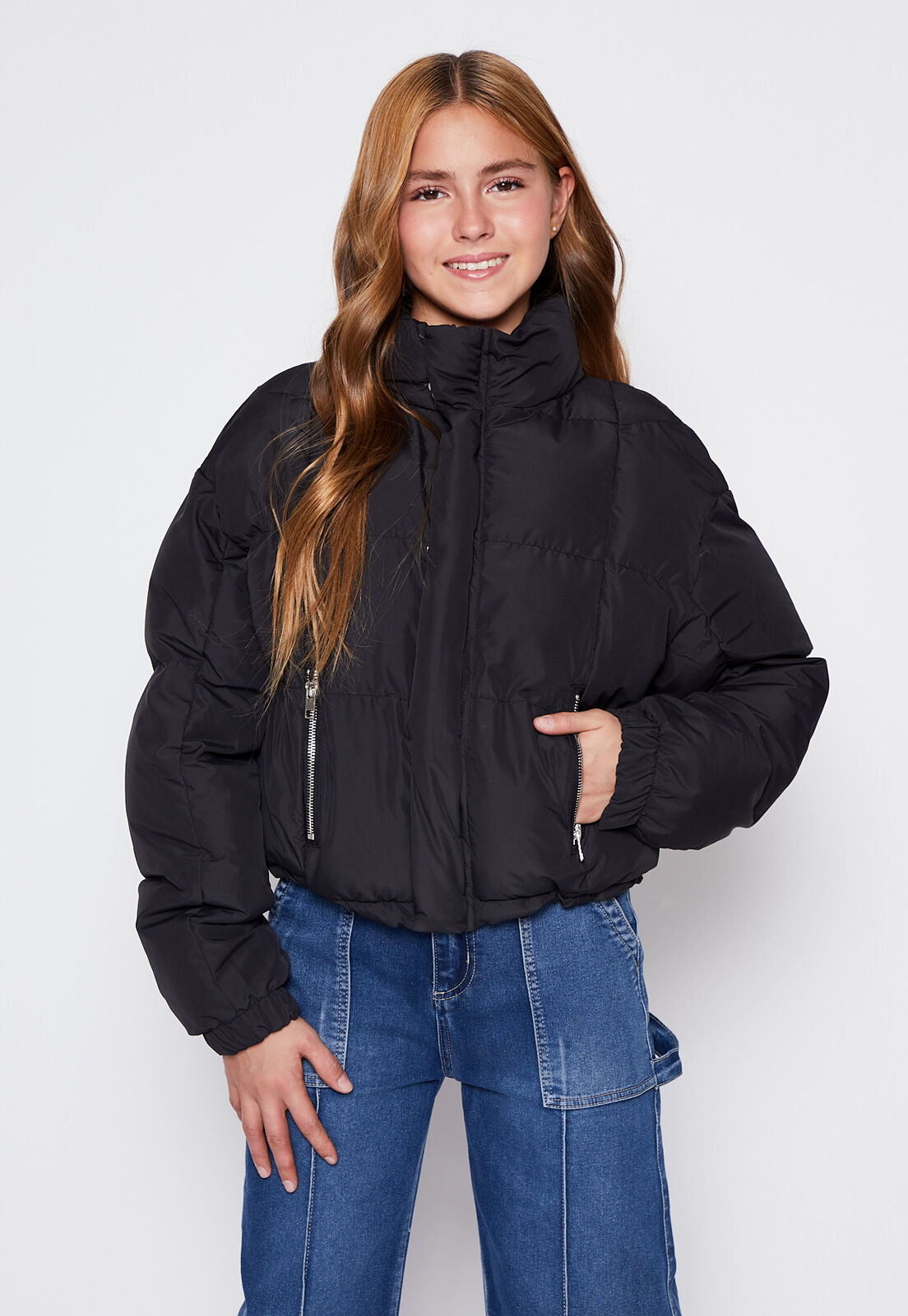 Parka Puffa Negro Family Shop