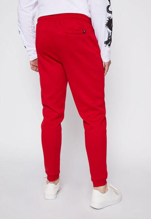 Pantalon Buzo Print Rojo Family Shop