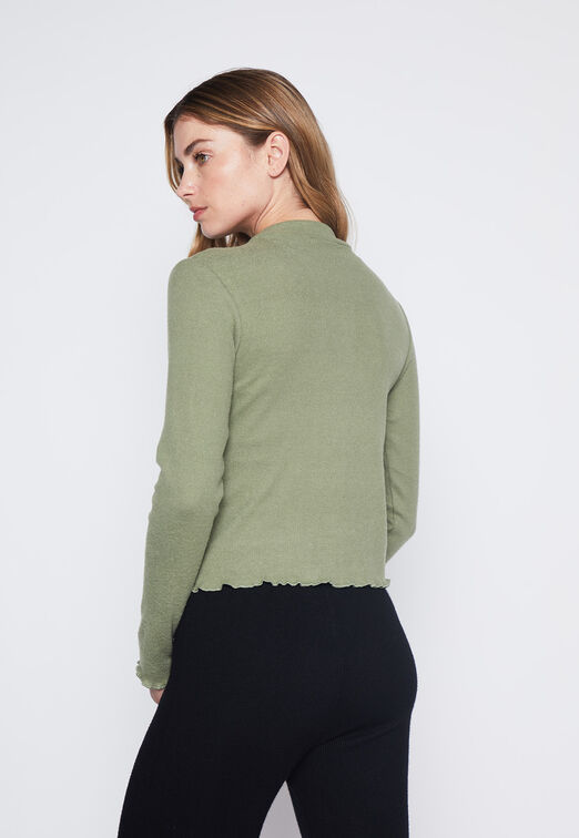 Sweater Mujer Verde Soft Family Shop