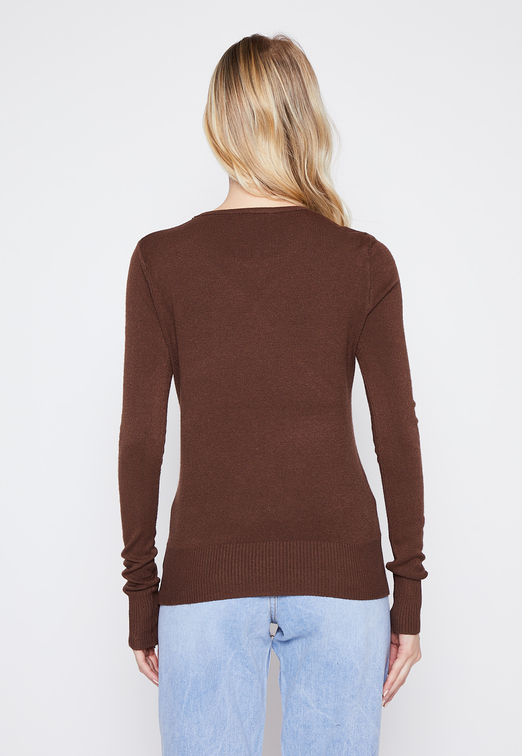 Sweater Mujer Caramelo Basic Family Shop
