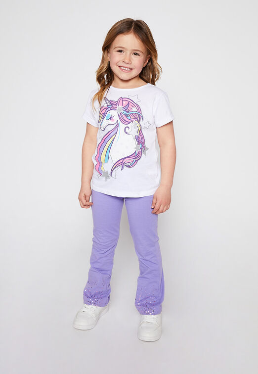 Polera Unicornios Blanco Family Shop