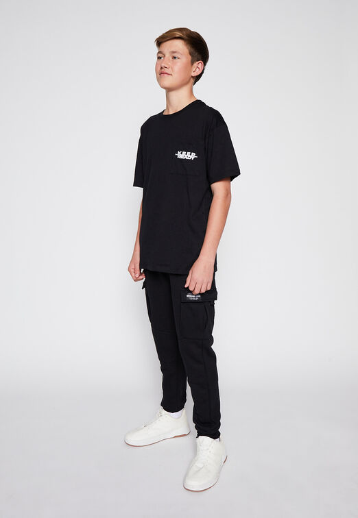 Pantalon De Buzo Cargo Dream Negro Family Shop