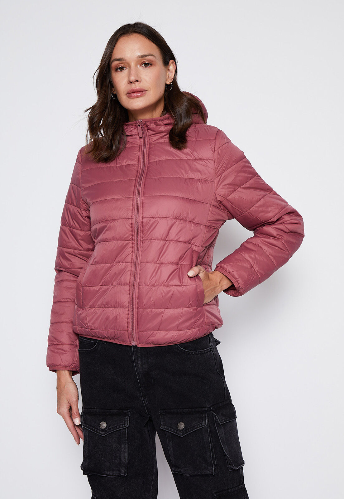 Family Shop Tu tienda online FamilyShop Compre Parka Mujer Violeta Basica Gorro Family Shop Por CLP 9990 FamilyShop