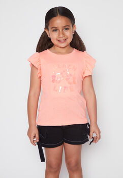 Polera Nina Naranja Summer Family Shop