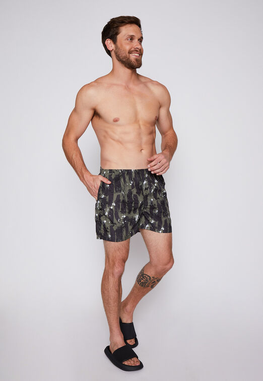 Trajes De Baño Militar Verde Family Shop