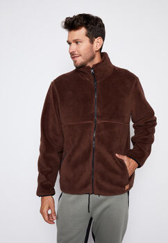 Chaqueta Peluda Doble Full Zipper Cafe Family Shop