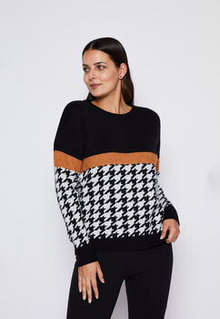 Sweater Mujer Negro Chic Piel Family Shop