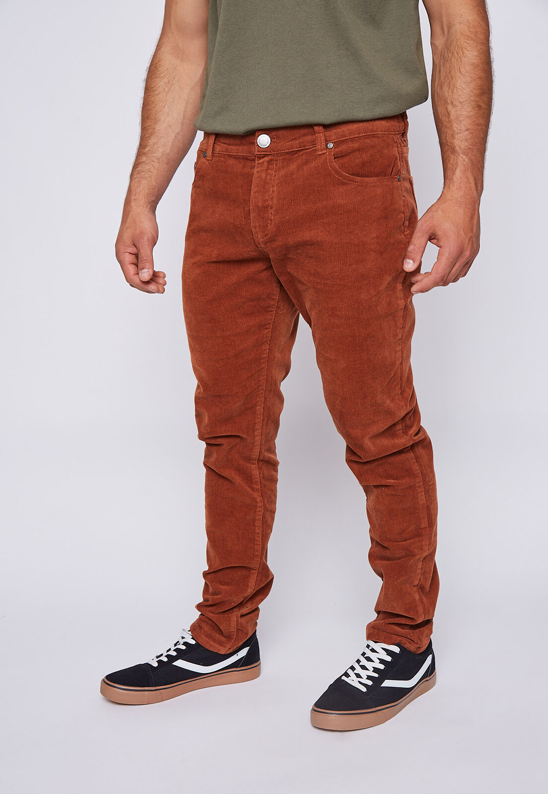 Pantalon de 2025 cotele hombre