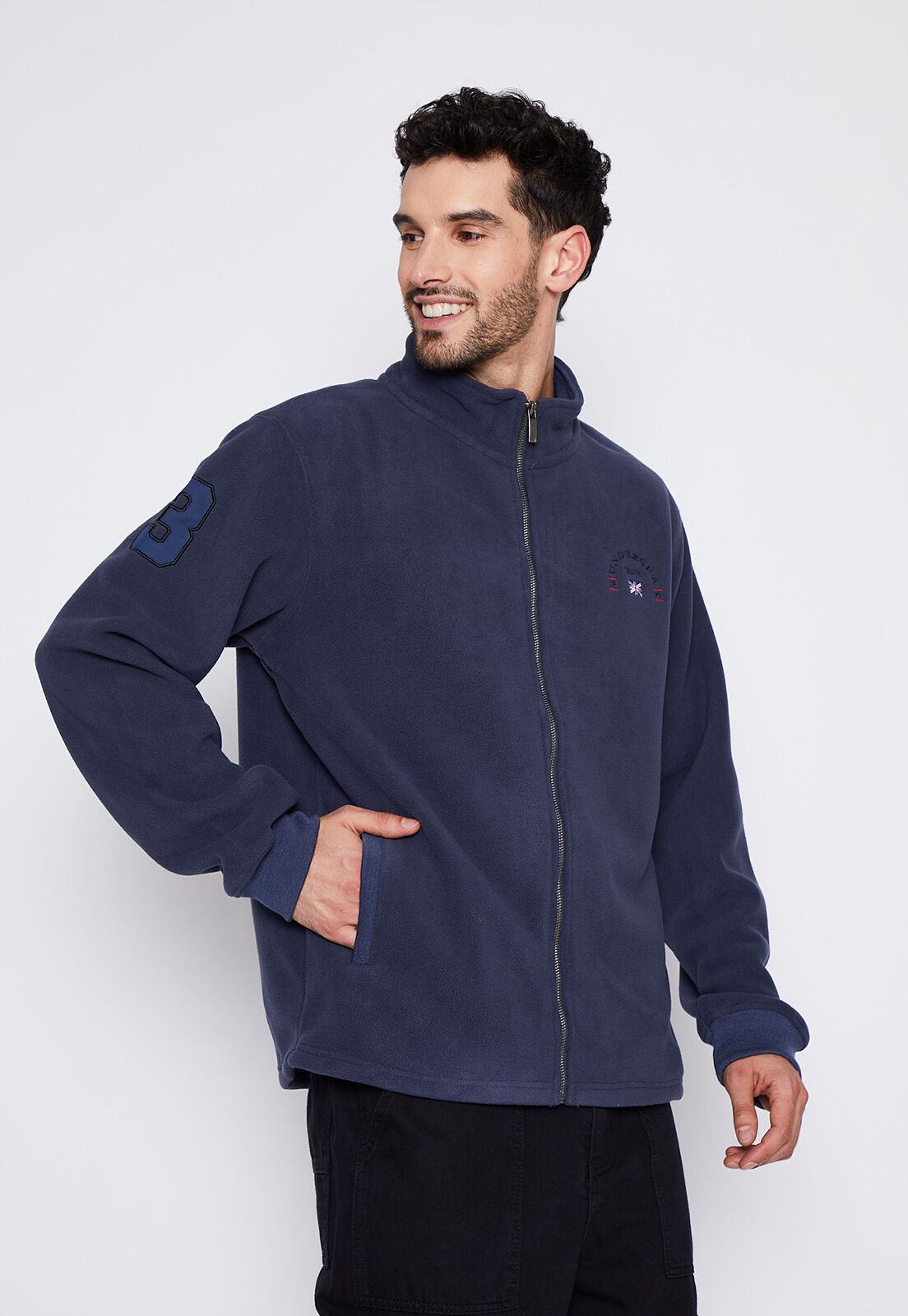 Poleron Hombre Azul Polar Family Shop