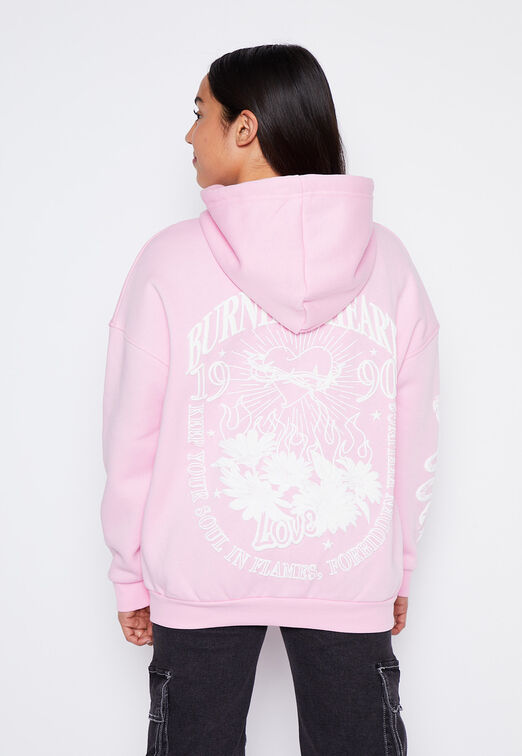 Poleron Lola Rosado Oversize Blooming Family Shop