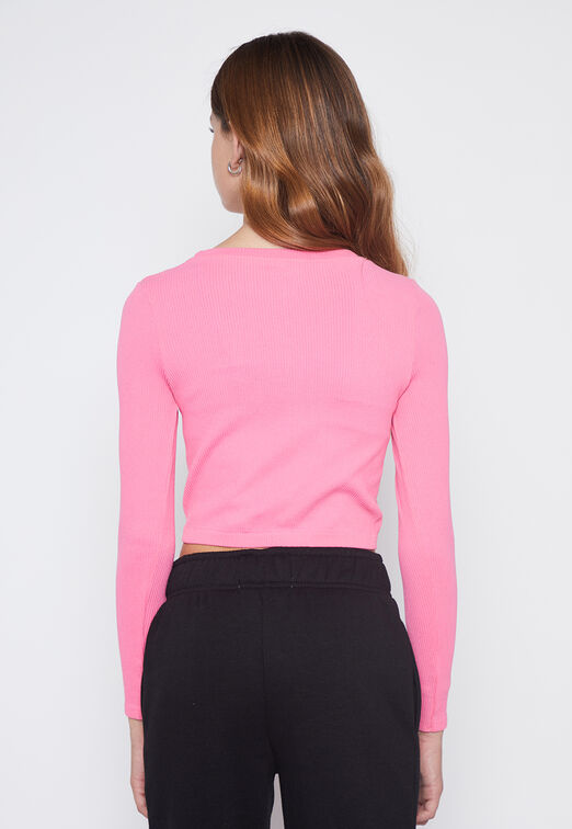 Polera Lola Rosado Seamless Termica Family Shop
