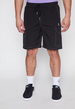 Bermuda Hombre Negro Cargo Contraste Family Shop