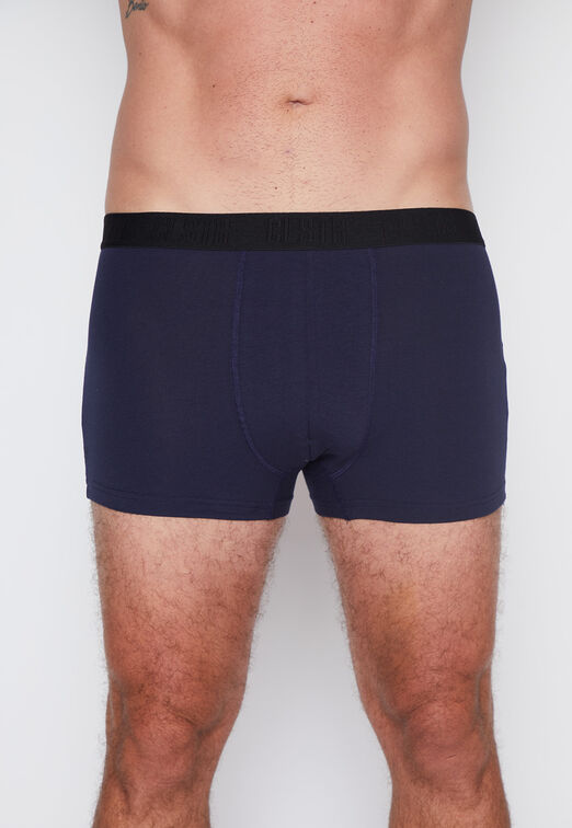 Hombre  Boxer 2 Pares  Negro  Medio Palmeras Family Shop