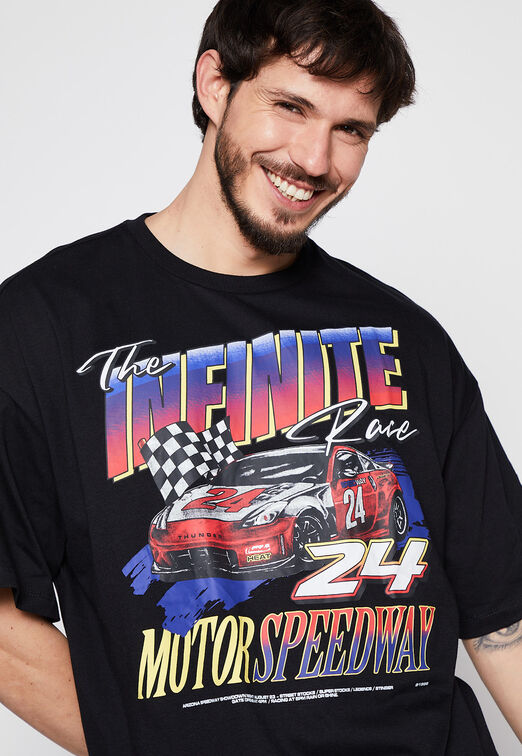 Polera Racing Negro Family Shop