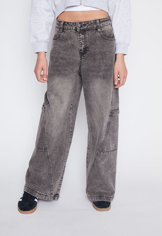 Jeans Lola Gris Wide Leg Family Shop