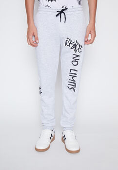 Pantalon De Buzo Lolo Gris Jooger Grafitti Family Shop