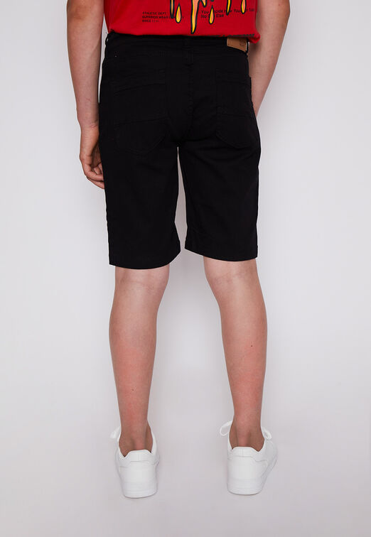 Bermuda Denim Solid Negro Family Shop
