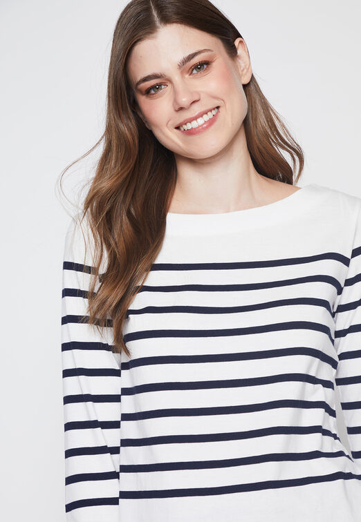 Polera Mujer Blanco Old Money Family Shop
