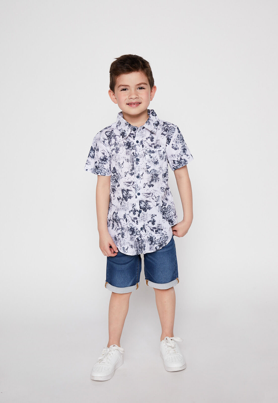 Guayabera blanca para 2025 niño