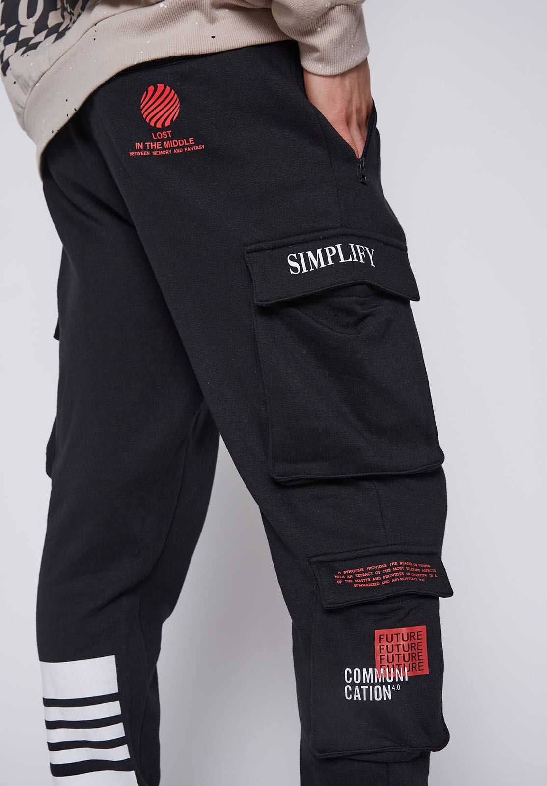 Buzo cargo hot sale hombre