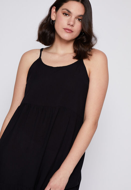 Vestido Largo Pabilo Tortas Negro Family Shop