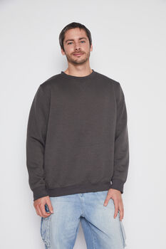 Poleron Hombre Gris Basic Family Shop