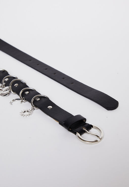 Cinturon Mujer Aros Negro Family Shop