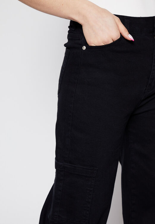 Pantalon Wide Leg Negro Family Shop