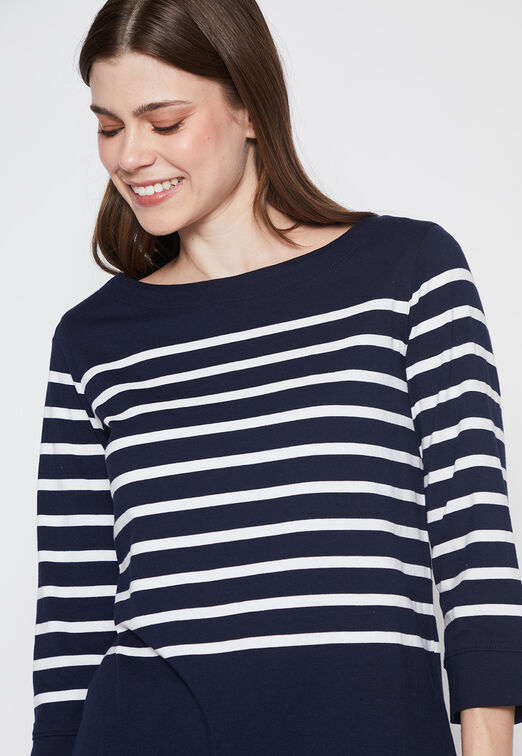 Polera Mujer Azul Old Money Family Shop