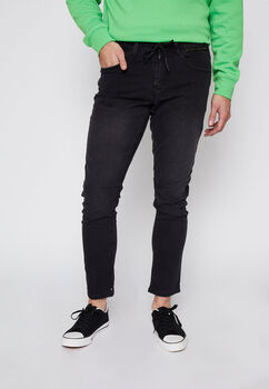 Jeans Solid Negro Family Shop