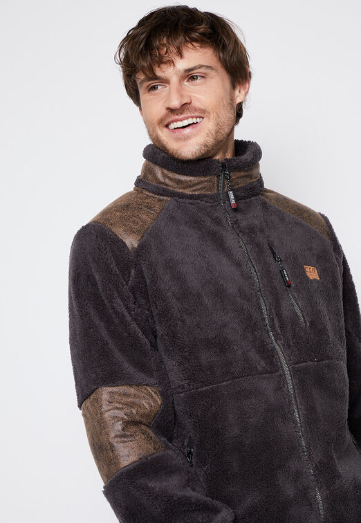 Chaqueta Hombre Gris Aplicaciones Puff Family Shop