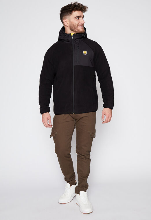 Chaqueta Polar Forrada Negro Family Shop