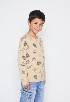 Polera Nino Beige Colores Family Shop