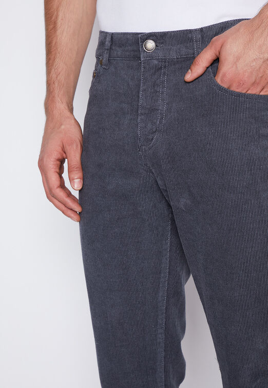 Pantalon Hombre Gris Cotele Family Shop