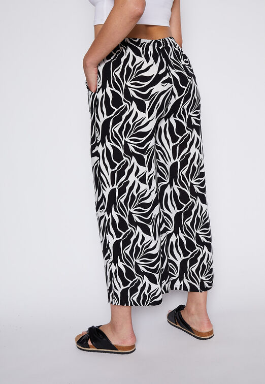 Pantalon Palazzo Bamboo Negro Family Shop