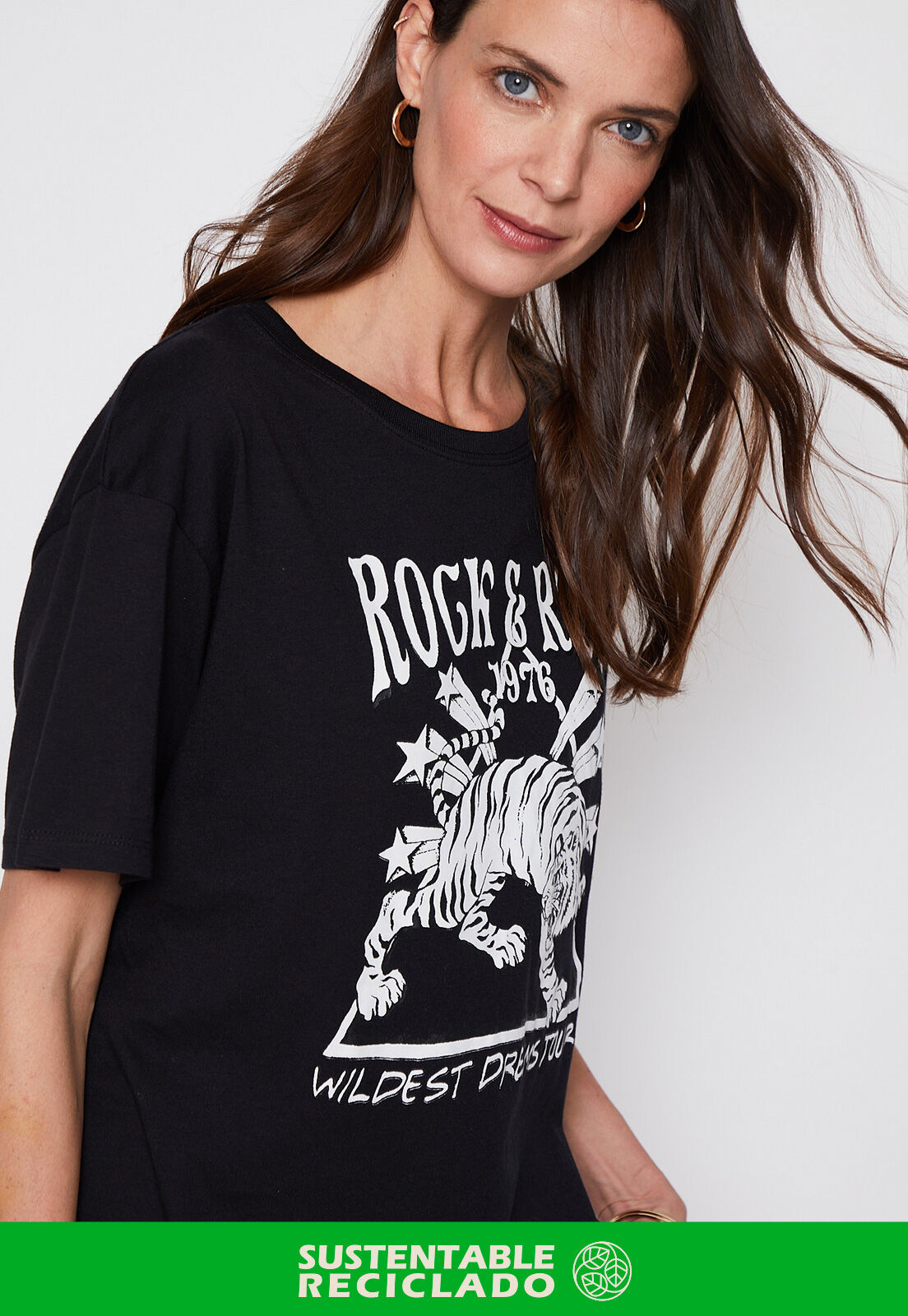 Polera rockera mujer outlet