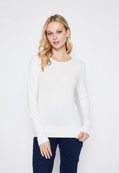 Sweater Mujer Crudo Basic Family Shop