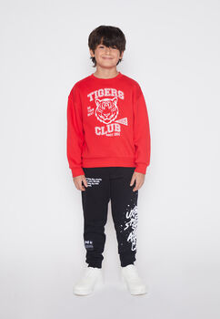 Pantalon De Buzo Nino Negro Manchas Family Shop