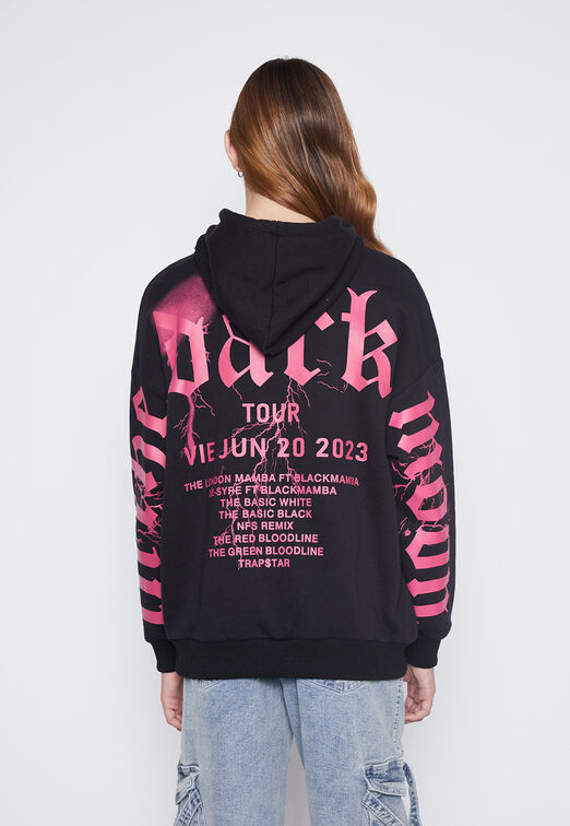 Poleron Lola Negro Letras Trend Family Shop