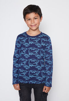 Polera Nino Azul Colores Family Shop
