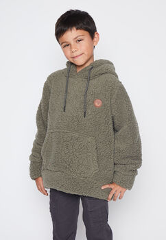 Polar Nino Verde Sherpa Canguro Family Shop